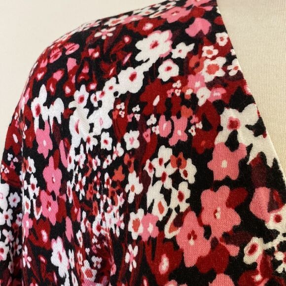 Style & Co Cardigan Sweater Floral Print Size 3X - Picture 3 of 7